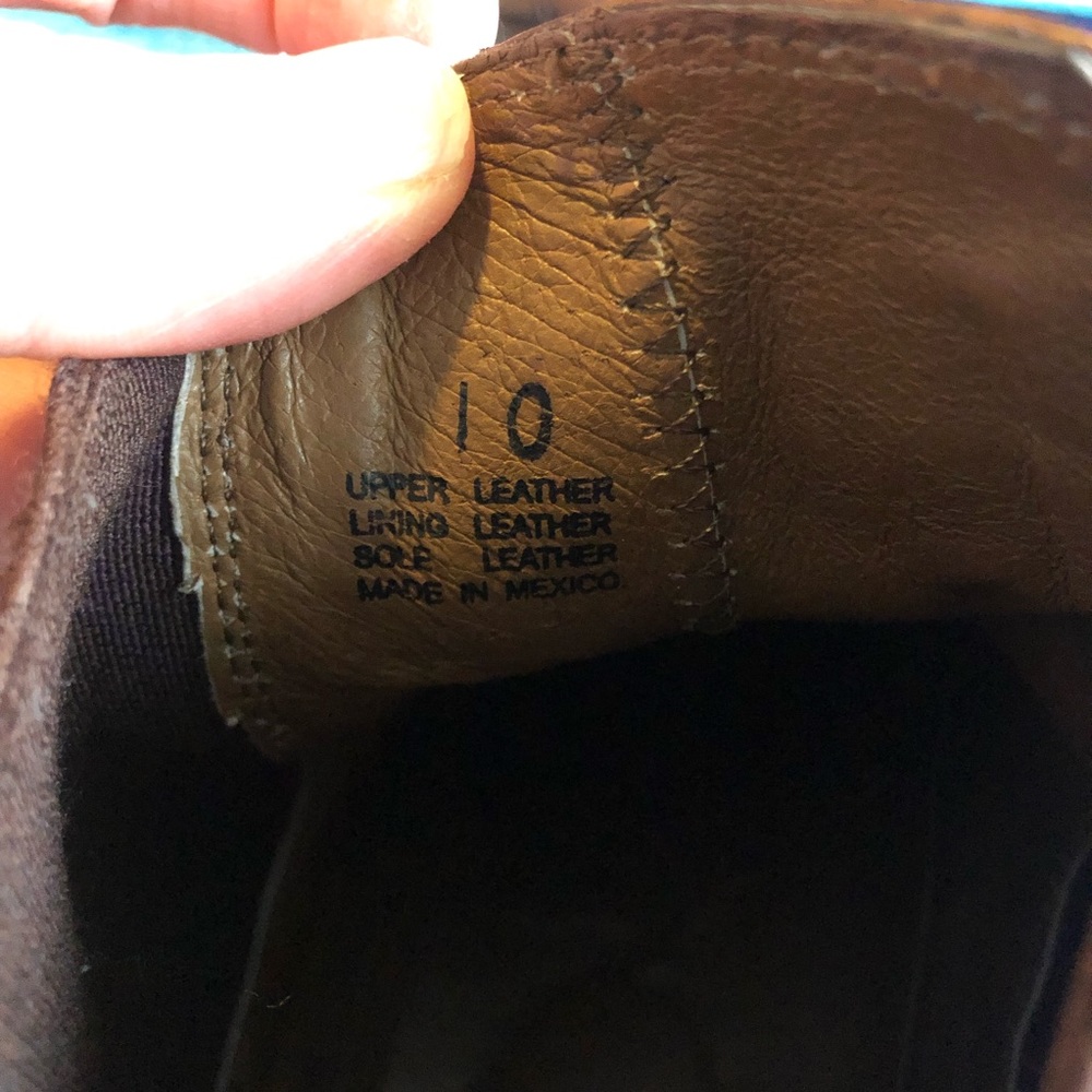 SOLD Sutro Footwear Sharon Hi Chelsea Boots - Size 10 - Honey - Picture 9 of 10